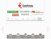 Tablet Screenshot of europaving.com